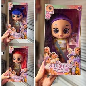 3pc Dolls with Purple Hair - Music Feature